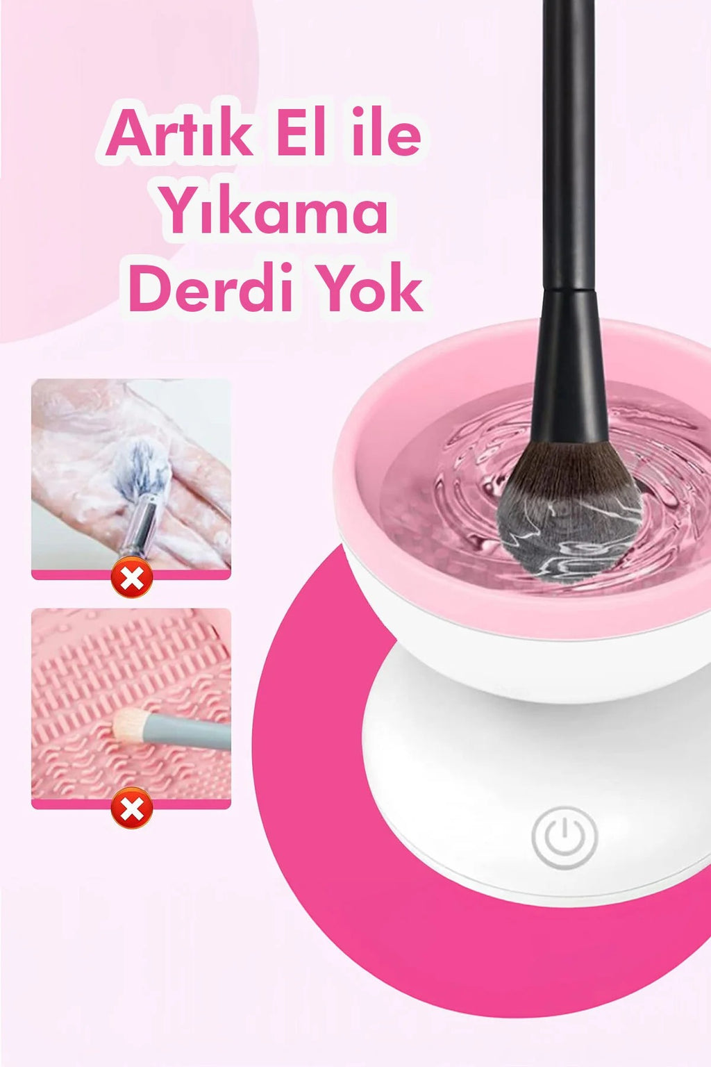 Otomatik Makyaj Fırça Yıkama Makinesi